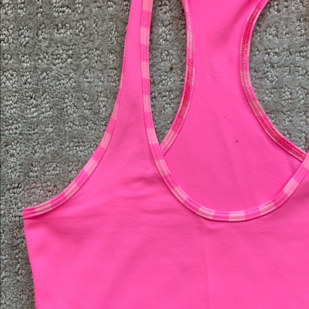 Lululemon Pink Racerback Running Tank - Picture 4 of 6